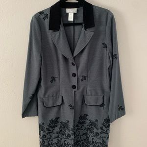 Molly Malloy Petite Stitched Decorative Jacket